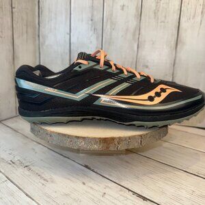 Saucony Womens Sz 10 Kilkenny XC7 Spiked Cross Country Running Shoes Black/Pink